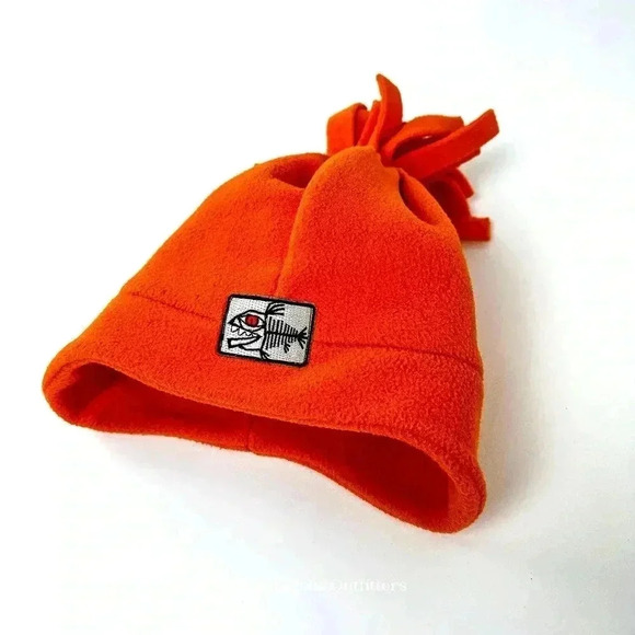 RARE Vintage 90 Screamer Fleece Snowboarding Ski Hat Pom-Pom - Picture 2 of 6